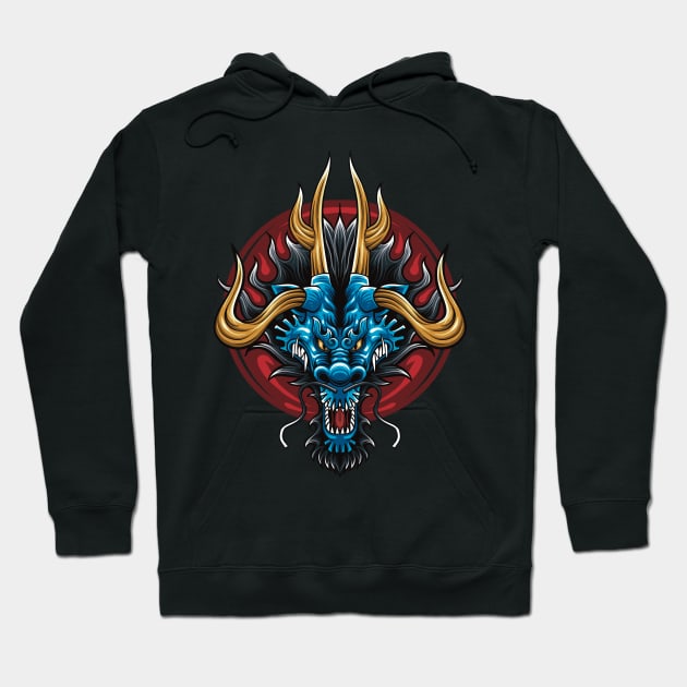 Kaido head Hoodie by aleoarts